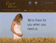 Tablet Screenshot of centrevilleobgyn.com